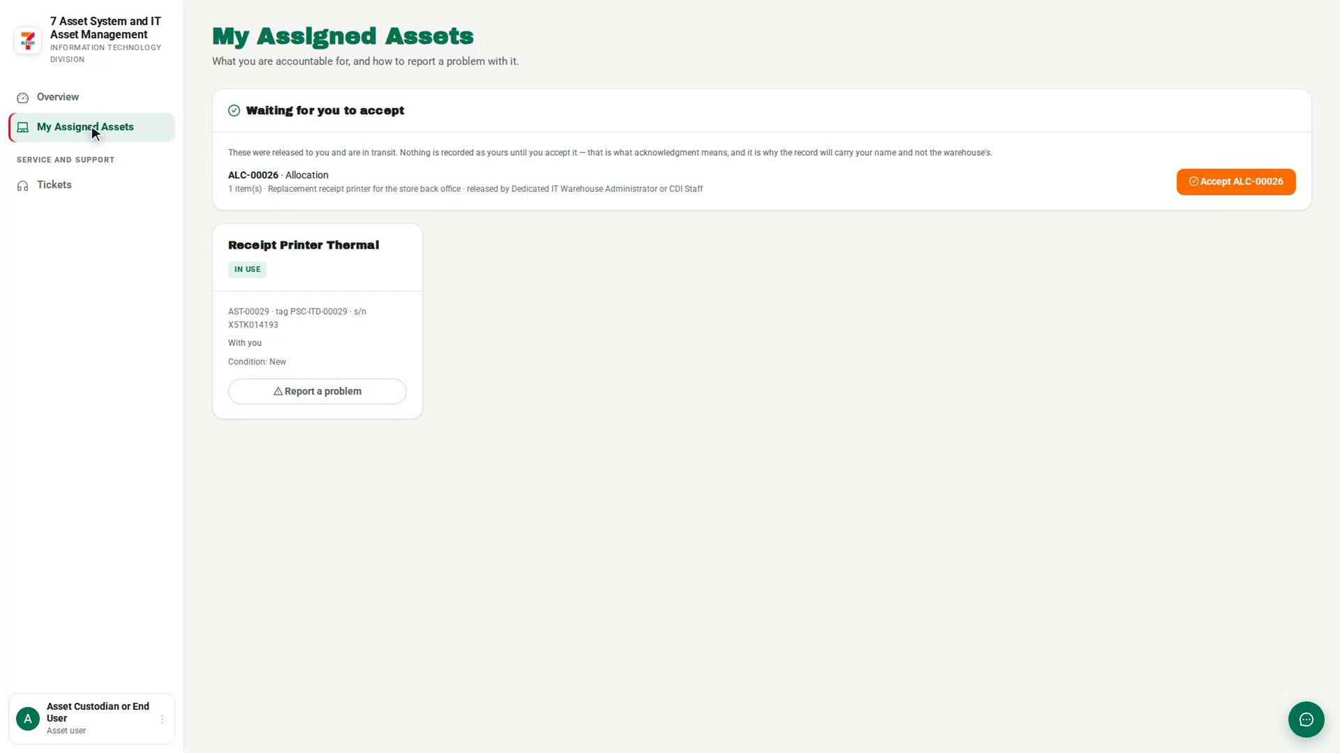 Confirm your assets when a self-audit asks