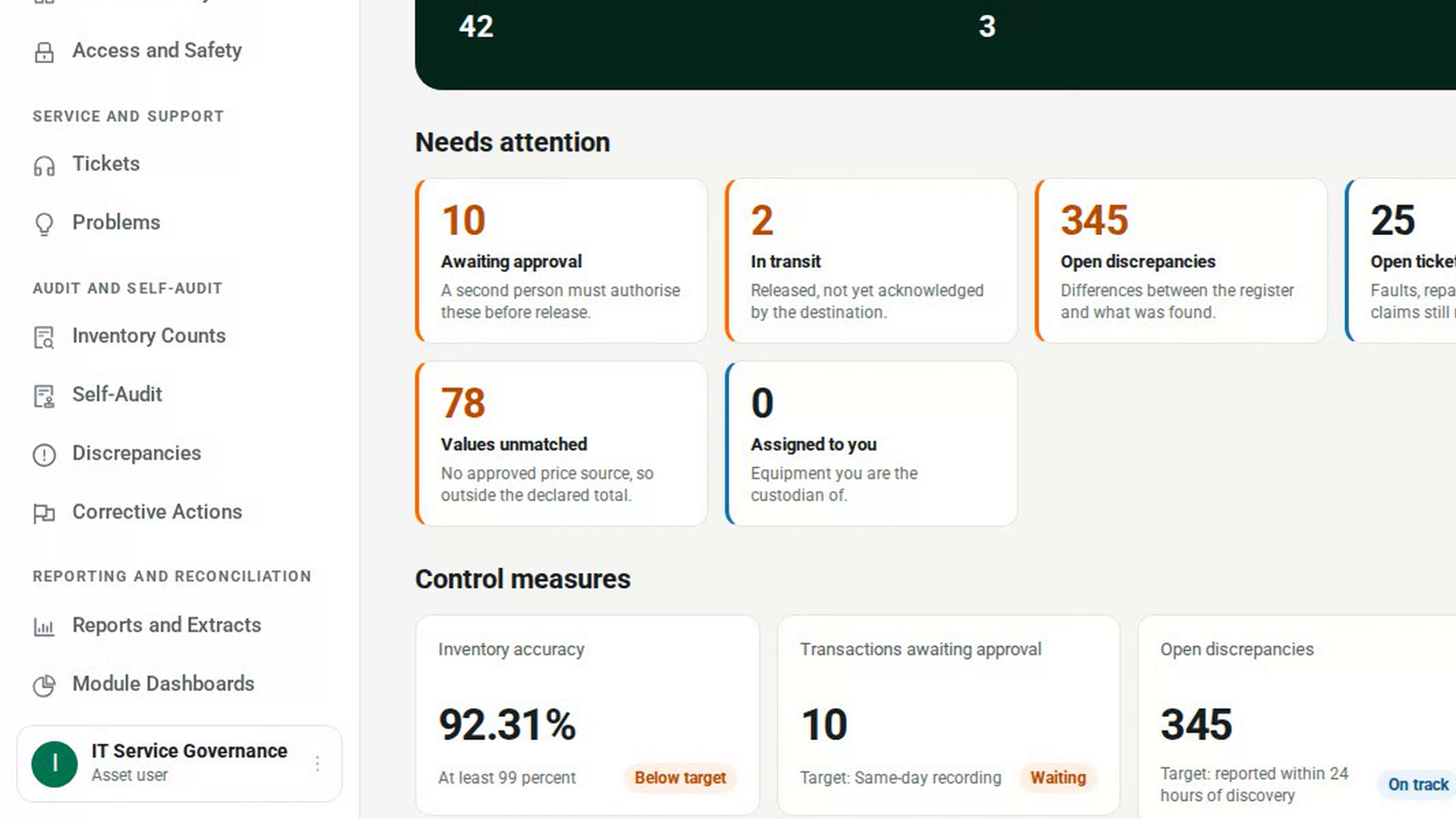 Open Reports and Extracts