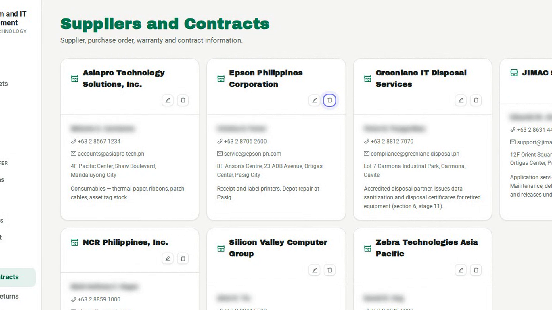 Archive a supplier you no longer use