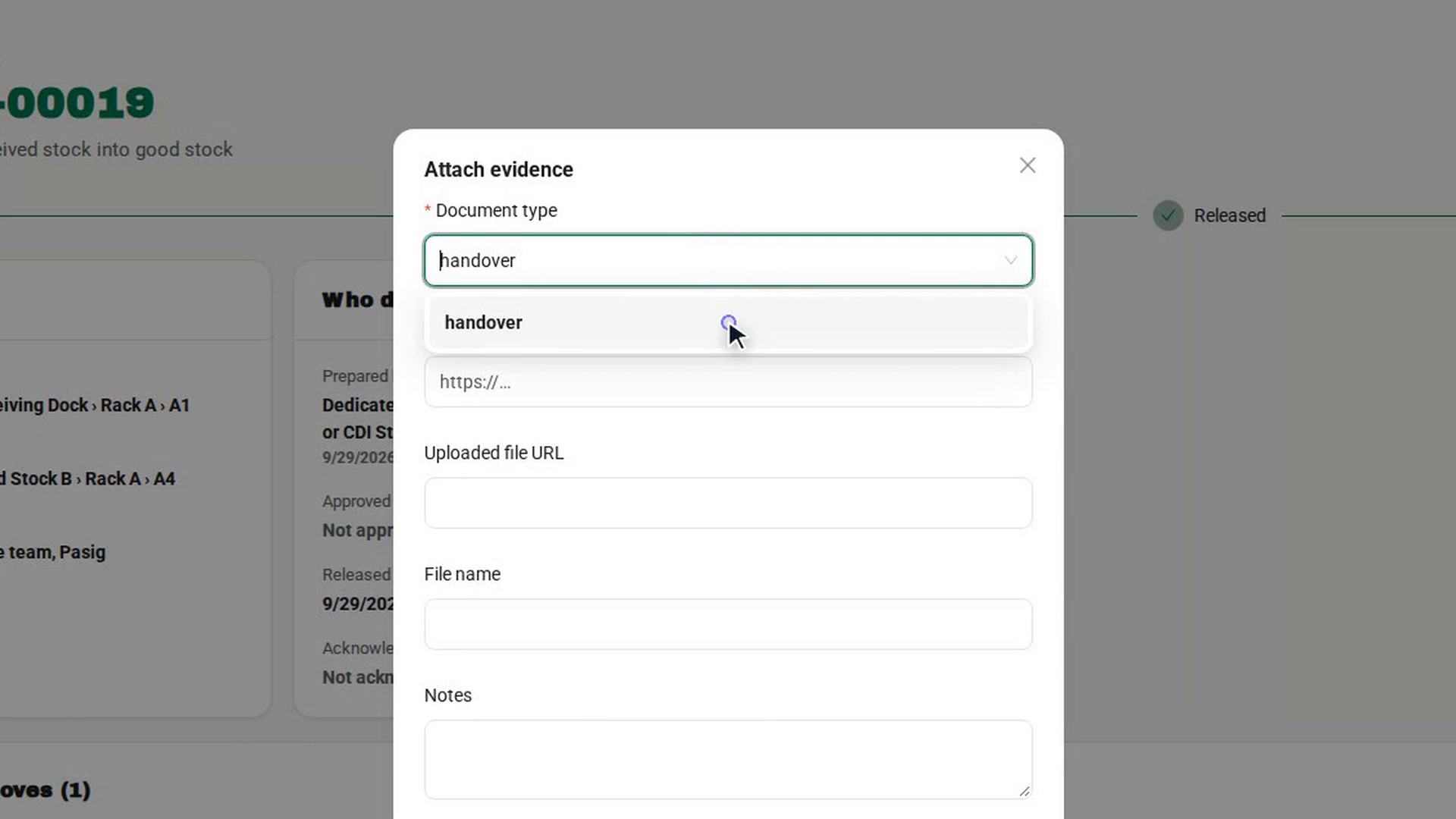 Choose the document type
