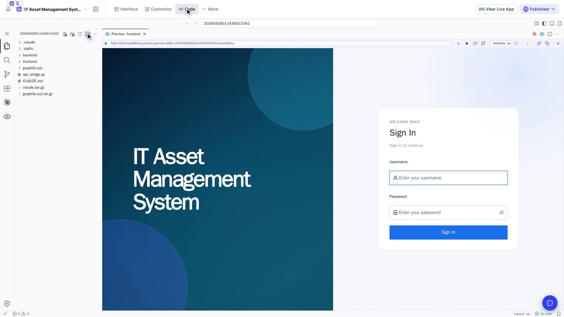 Browse the project in Explorer