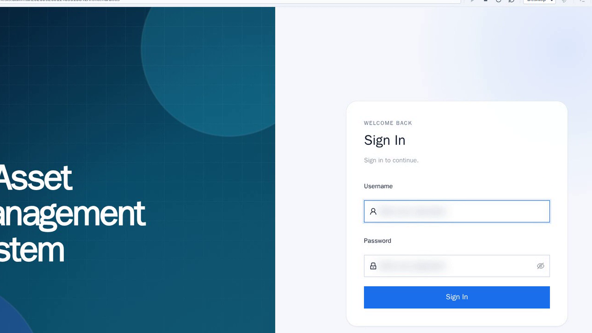 Sign in to your app