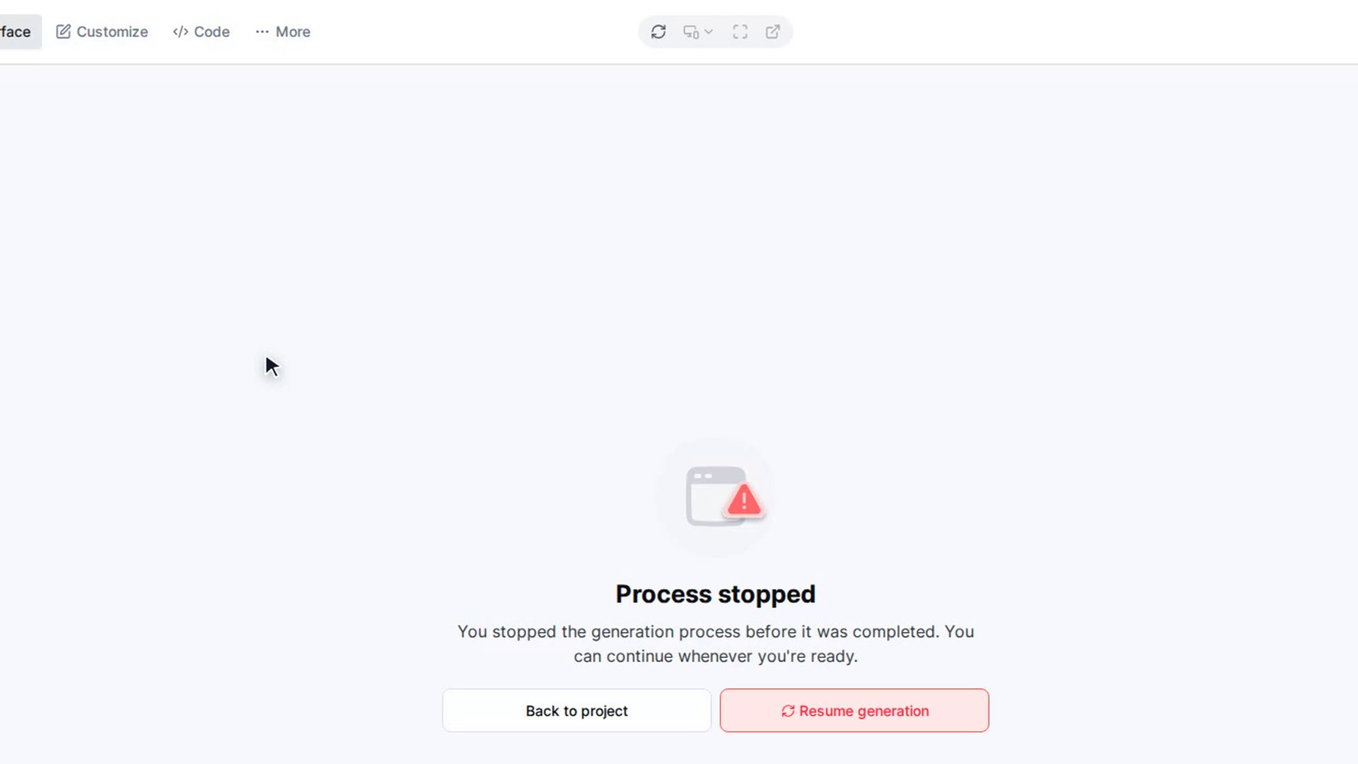 Open the deployment page