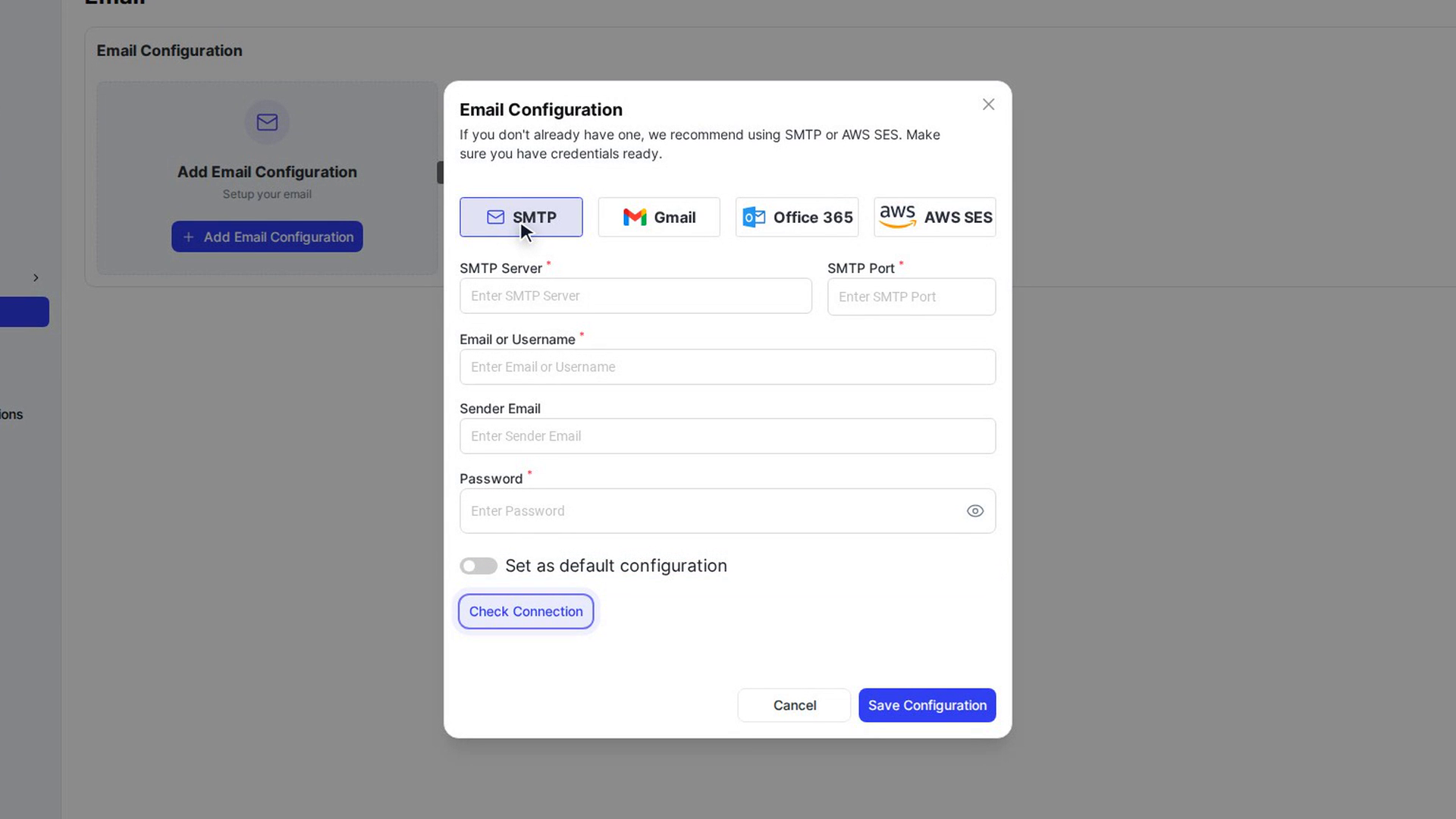 Test the connection
