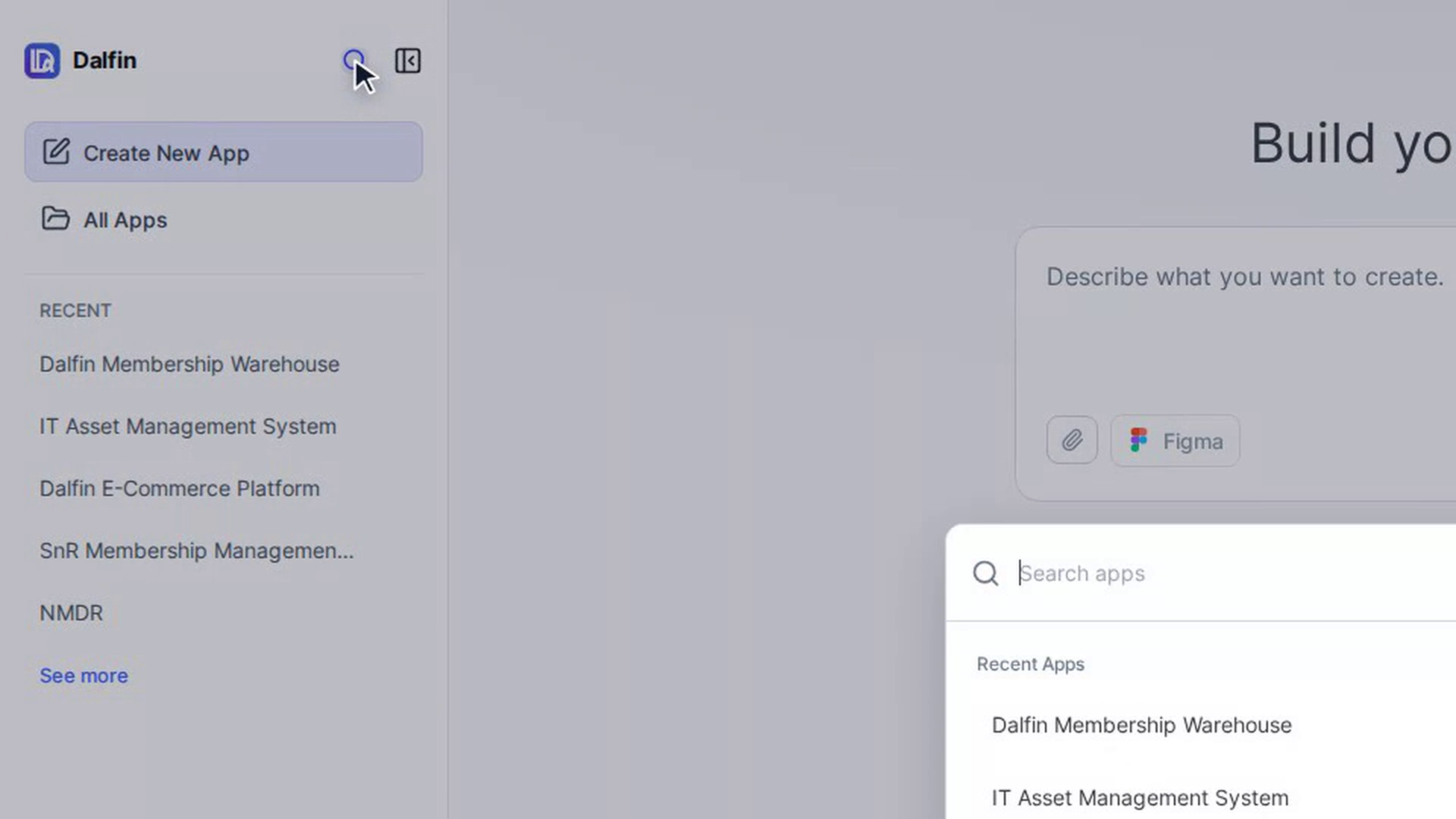 Search your apps