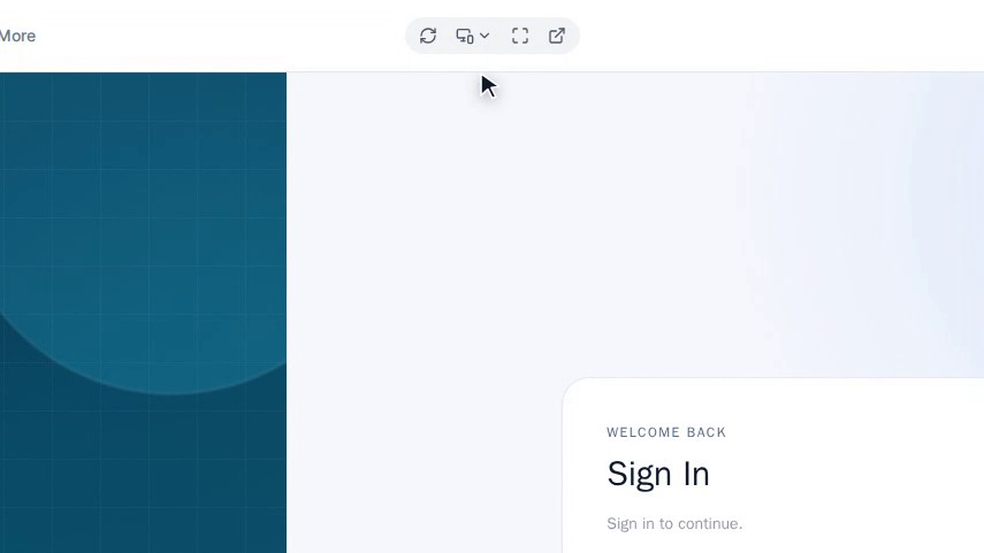 Refresh the preview