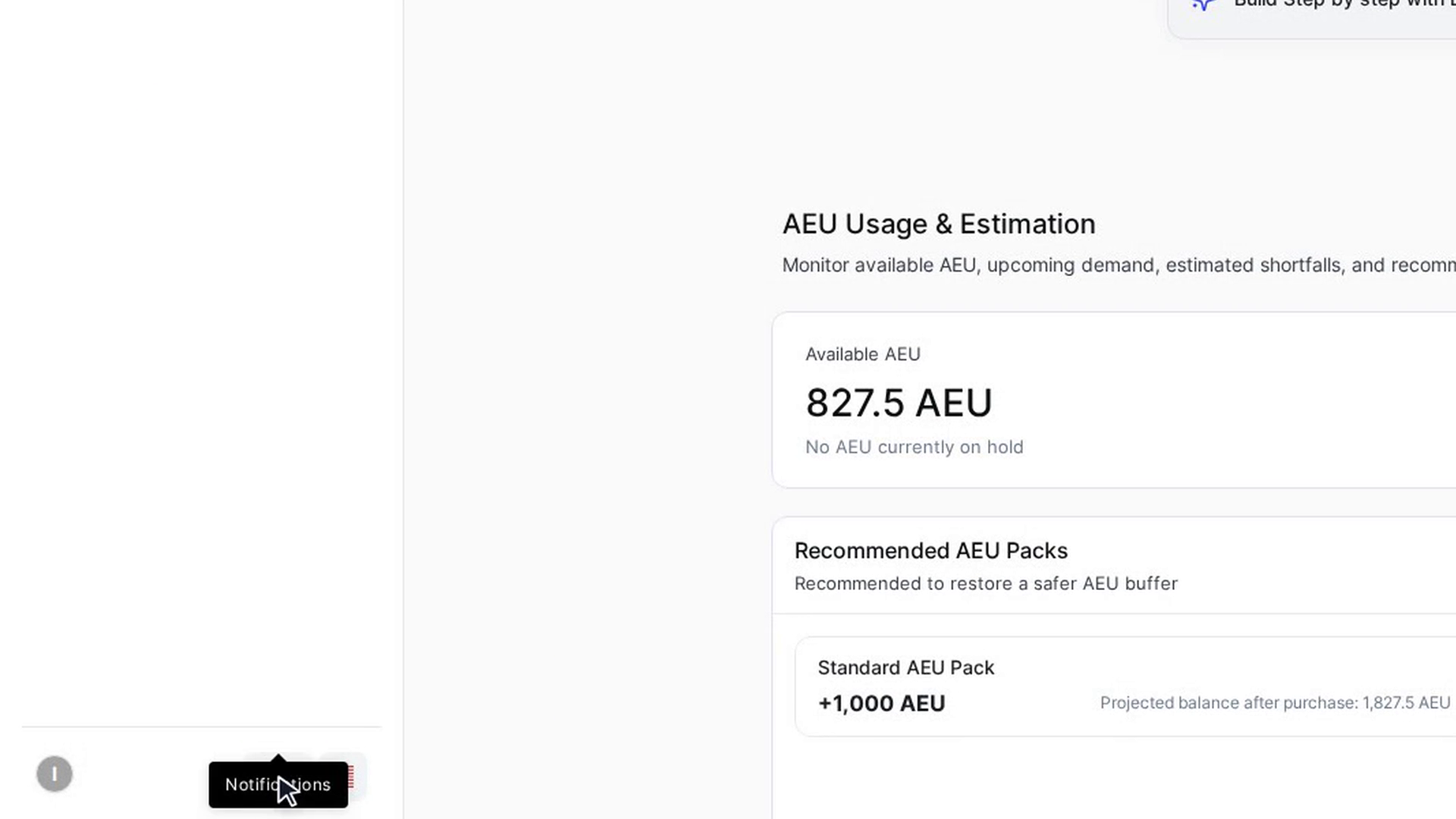 Open the notifications panel