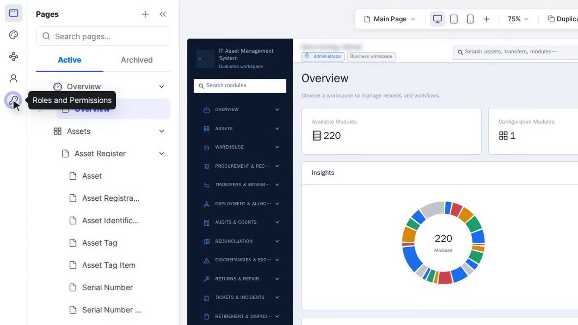 Open Roles and Permissions