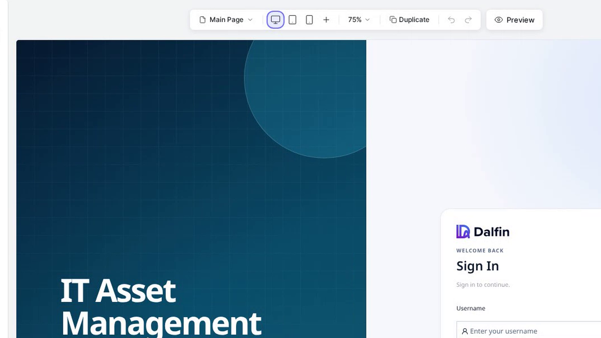 Preview the page