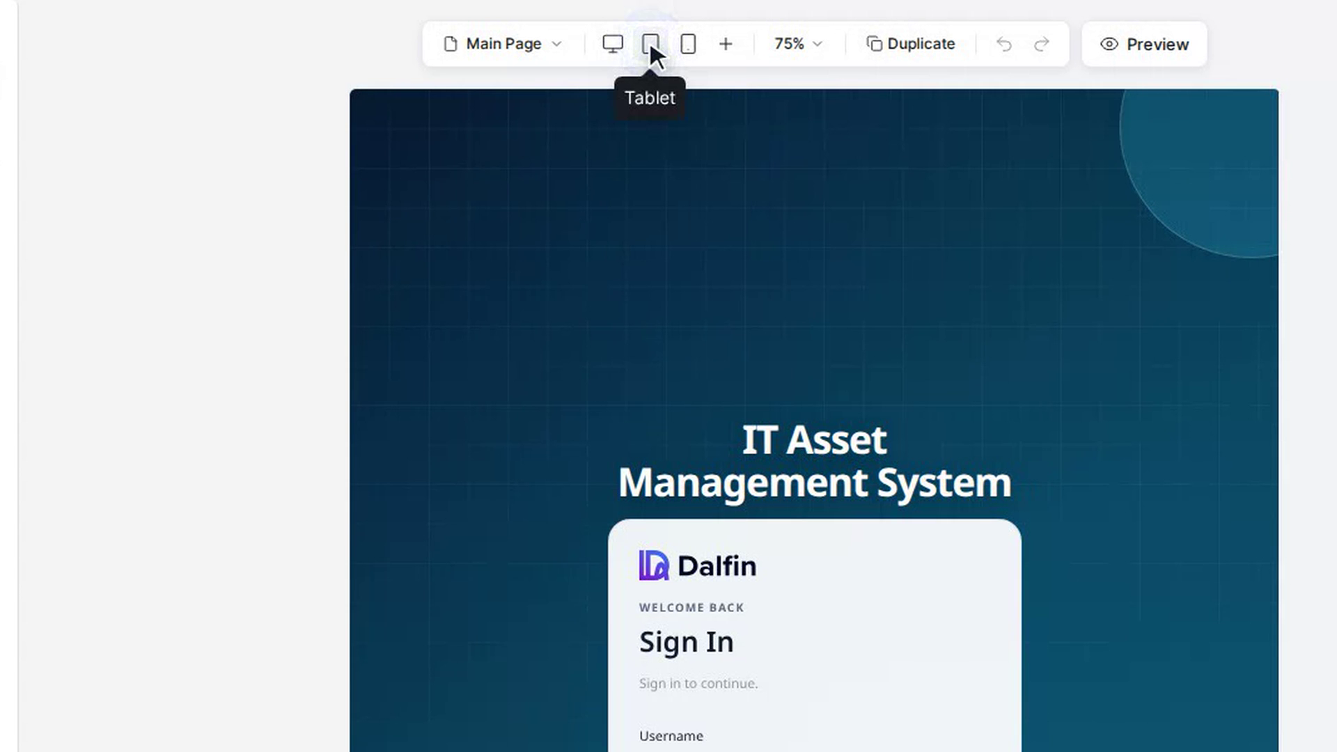 Choose the screen size you are styling