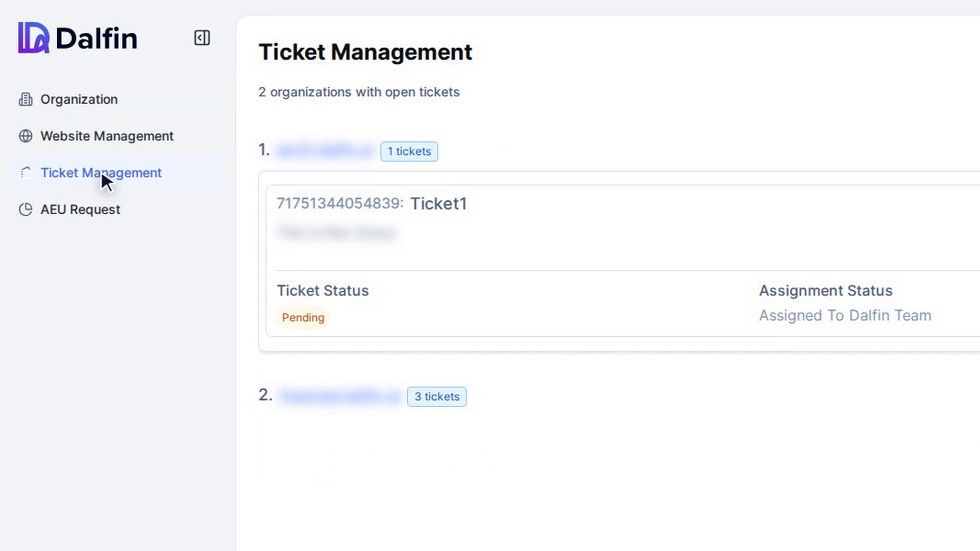 Open Ticket Management