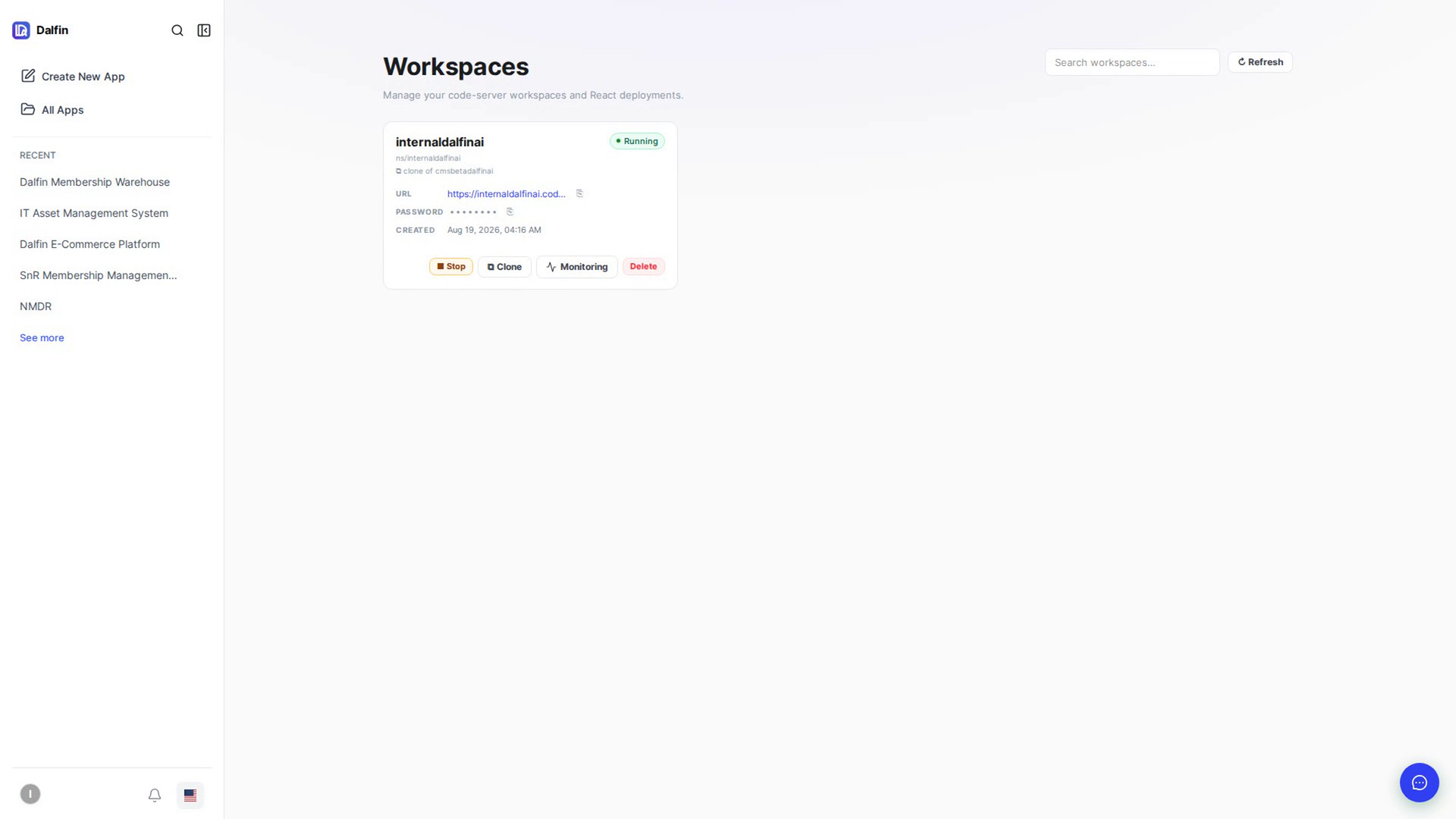 Create a workspace